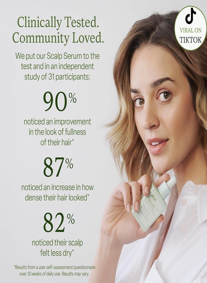 Divi Scalp Serum for Thinning Hair, 30ml – Clinically Tested, Nourishing Formula with Amino Acids, Caffeine & Rosemary Oil – Promotes Healthy Scalp, Reduces Oil & Product Buildup, Pack of 2 - Image 3